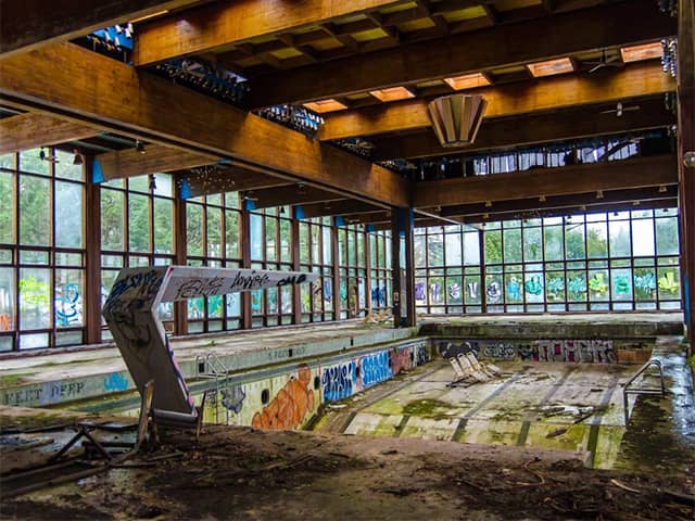Abandoned Grossinger's Resort Ruins