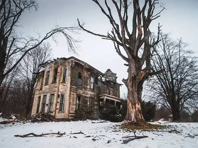 Abandoned home in Geneva