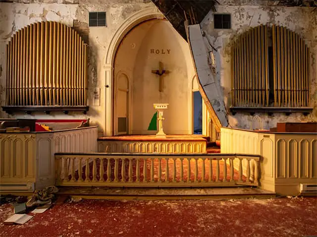 Romanesque Revival Architectural United Methodist Church