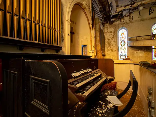 Romanesque Revival Architectural United Methodist Church