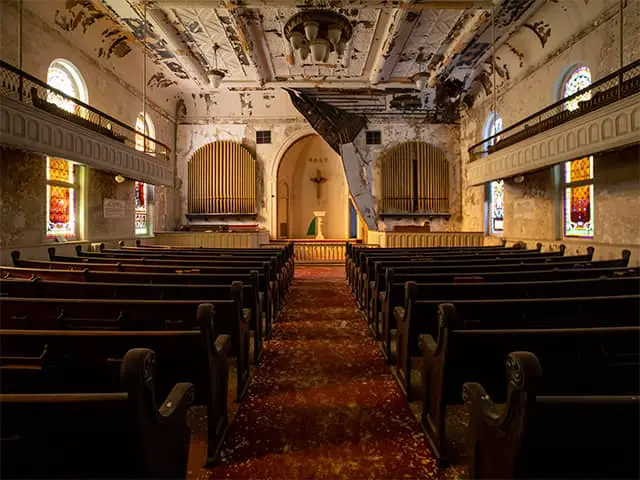 Romanesque Revival Architectural United Methodist Church