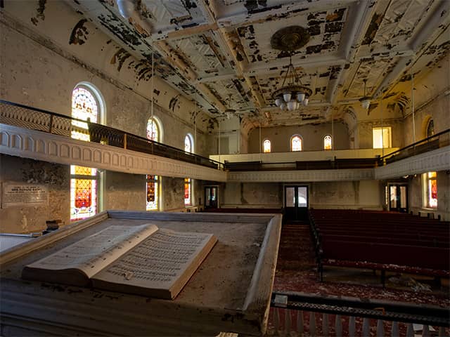 Romanesque Revival Architectural United Methodist Church