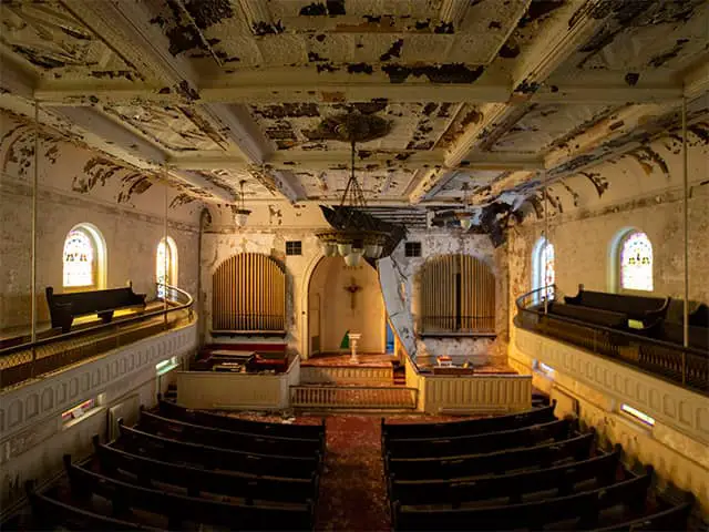 Romanesque Revival Architectural United Methodist Church